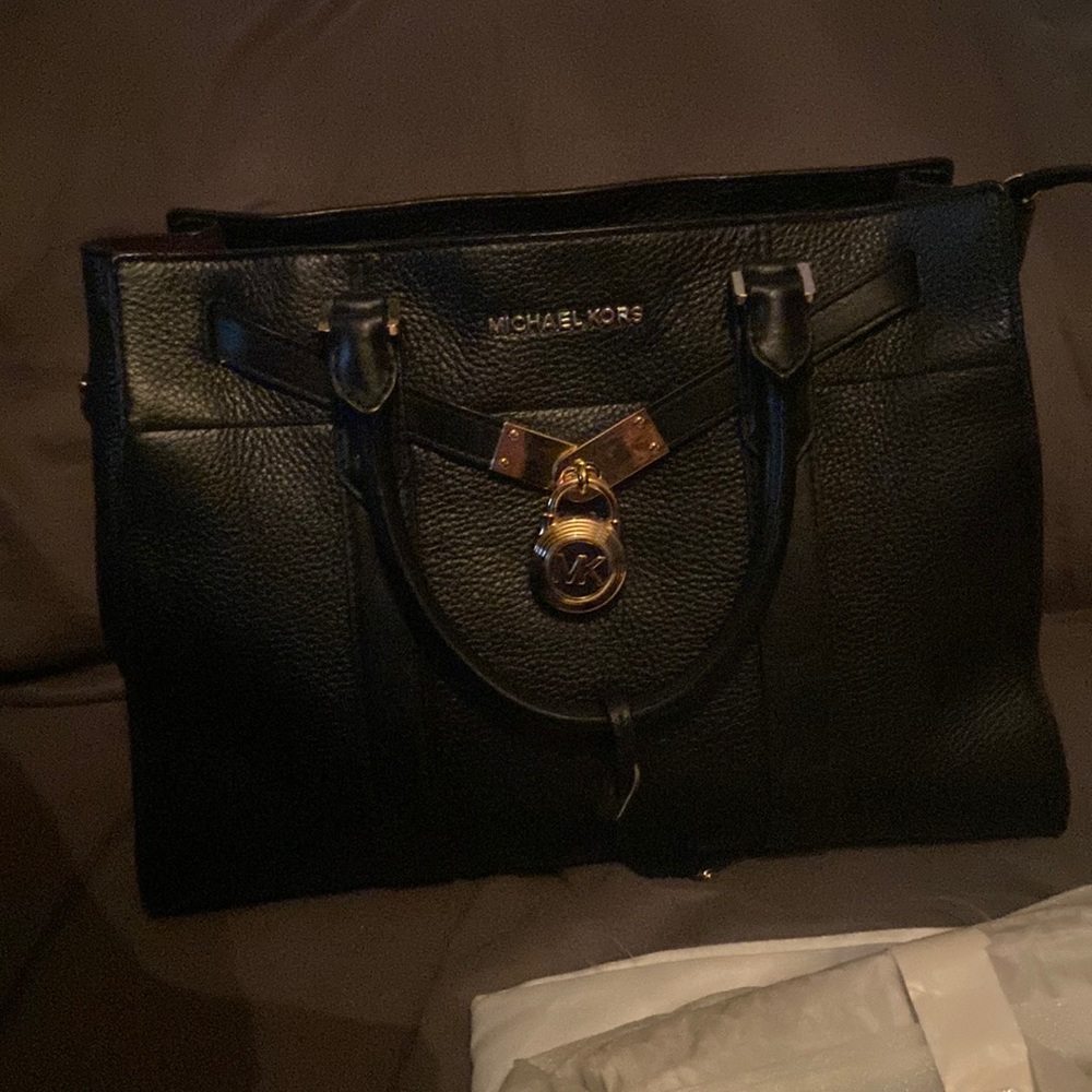 Black Michael Kors Large Nouveau Hamilton satchel bag  brand new with tags.